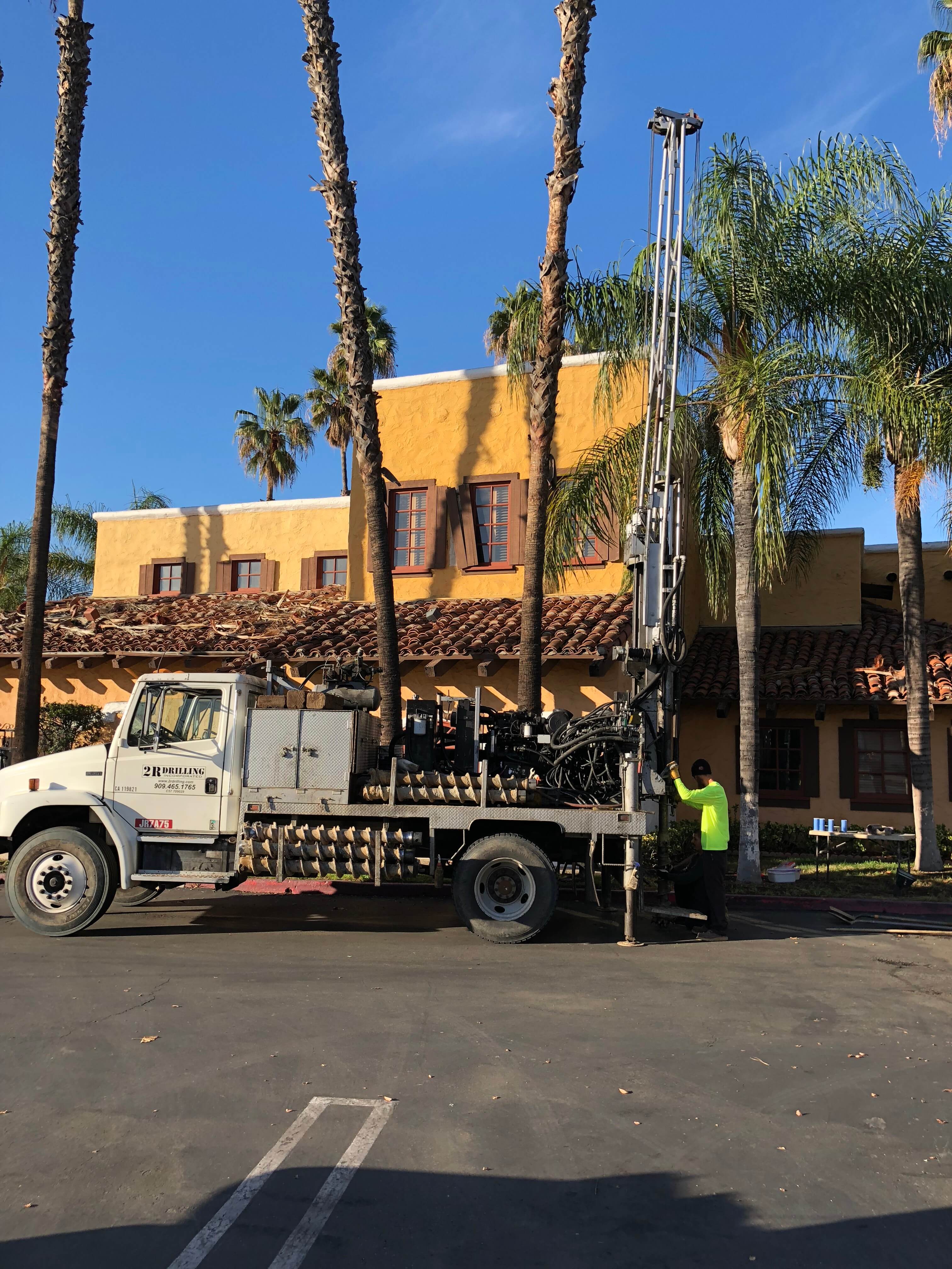 Soil sampling for New Placentia Starbucks