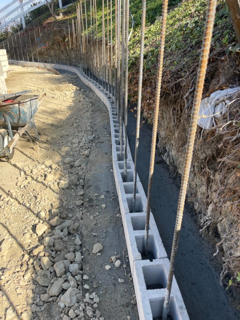 Retaining Wall in Santa Ana