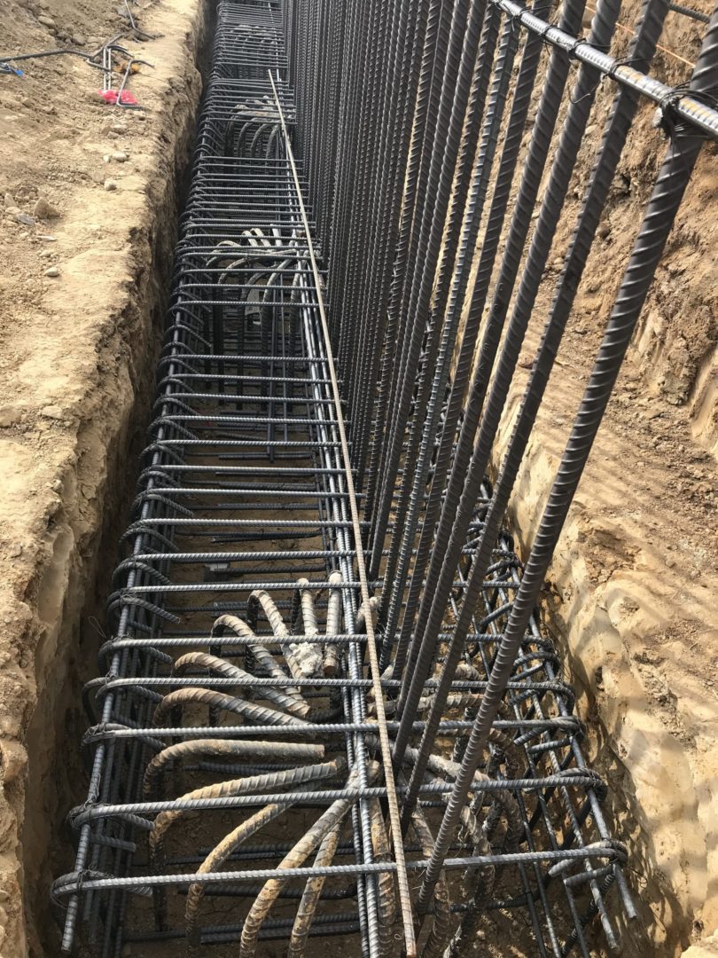 Retaining wall Grade Beam in San Juan Capistrano