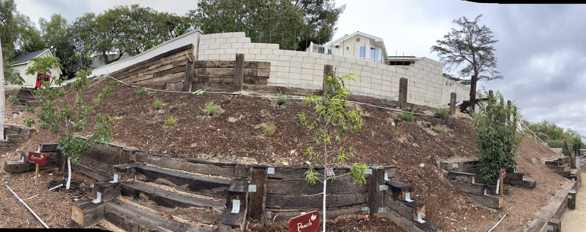 Retaining wall Santa Ana