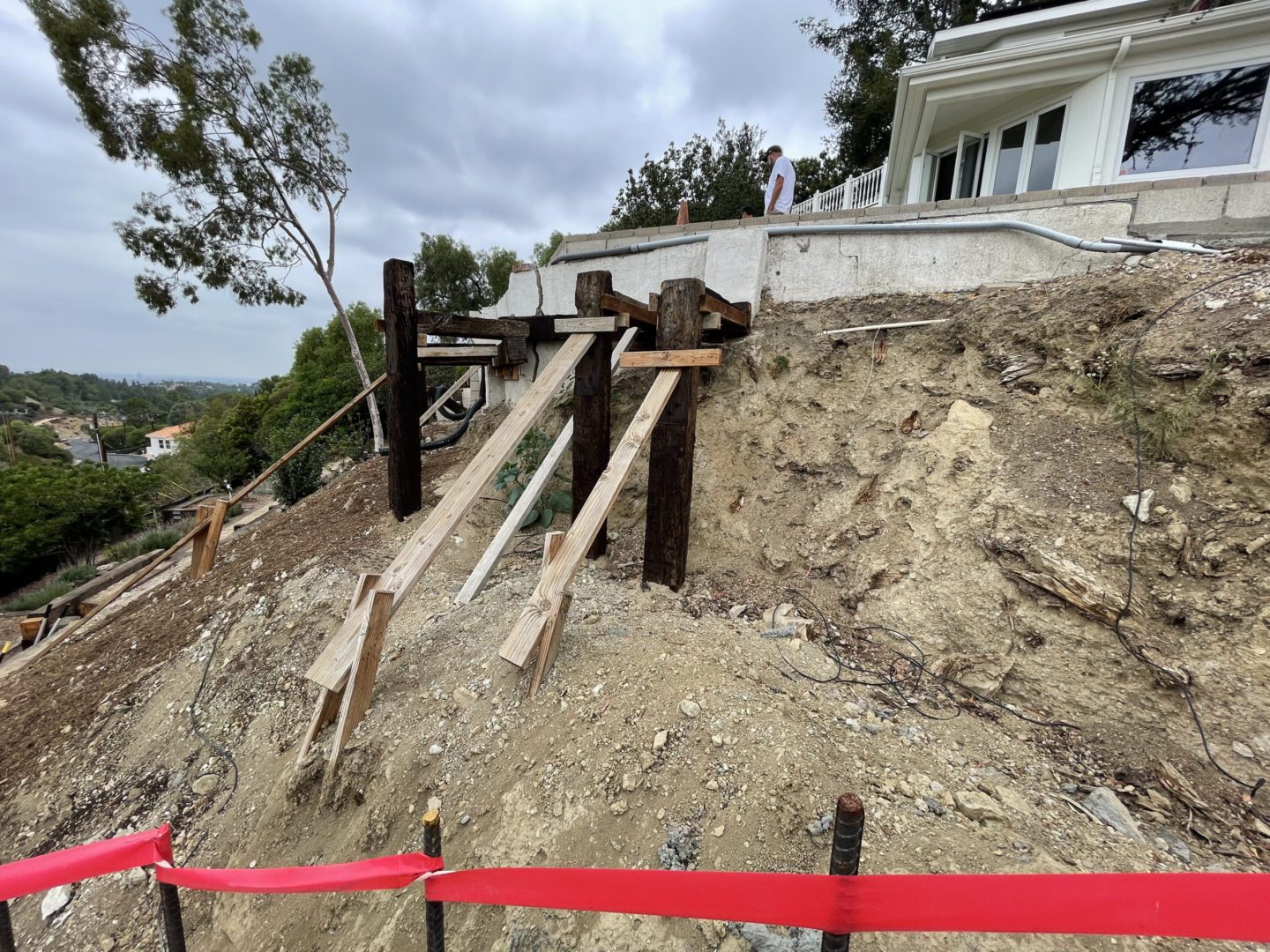 Retainiing wall Santa Ana