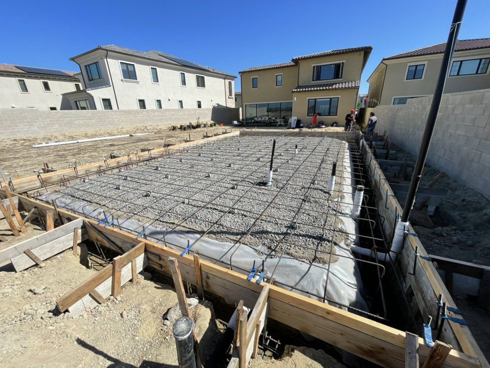 New ADU foundation, Irvine