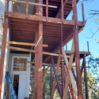 New wood Deck in Big Bear Lake