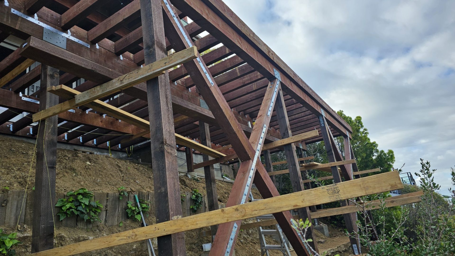 New deck in Laguna Beach