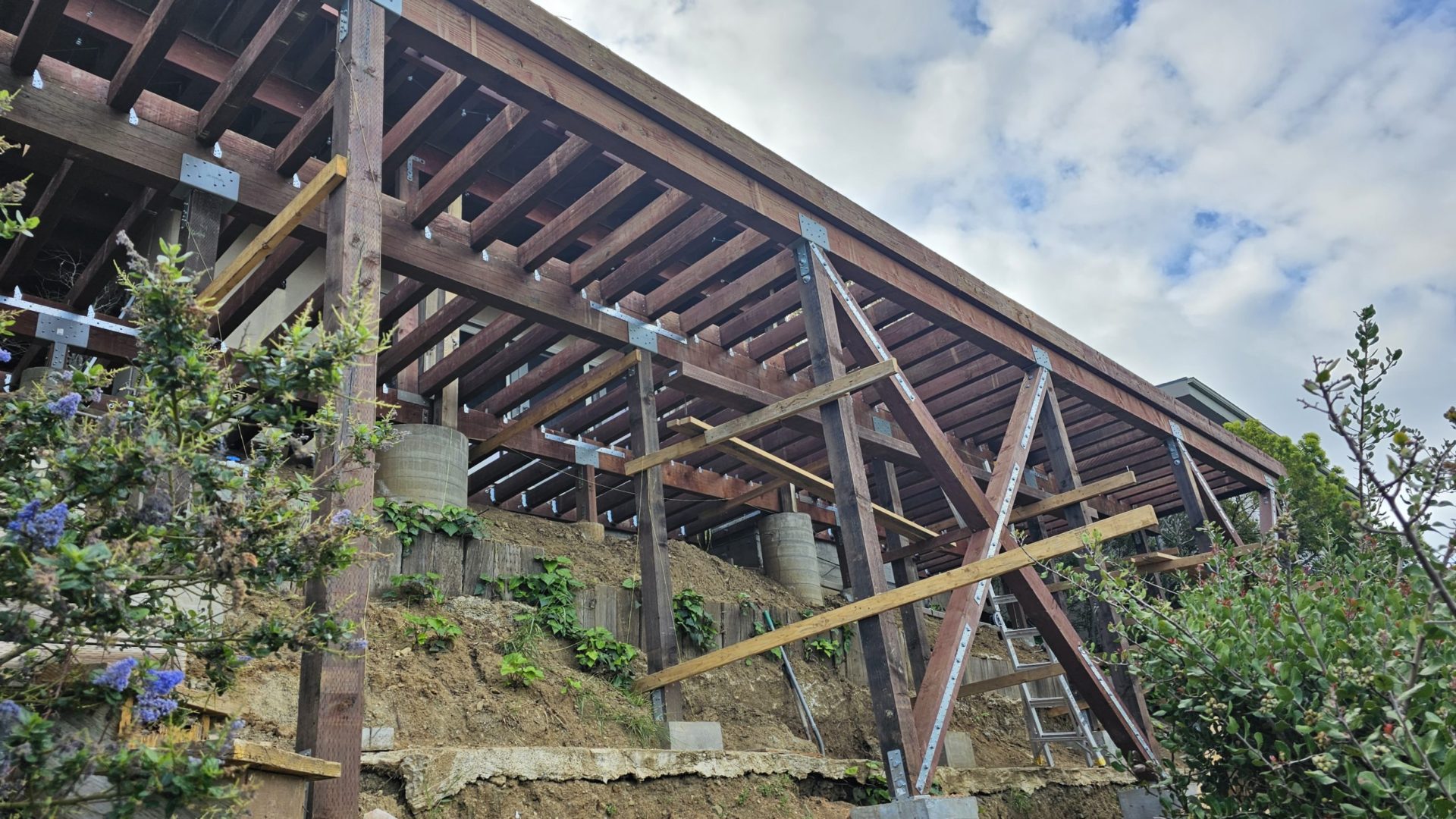 New deck in Laguna Beach