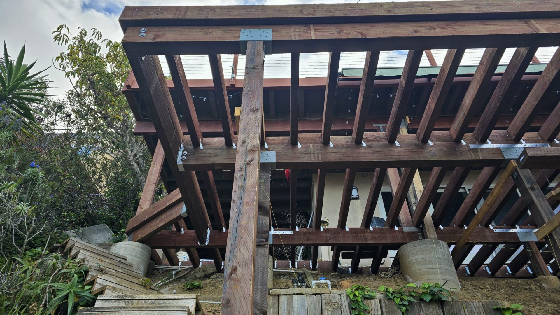 New deck in Laguna Beach